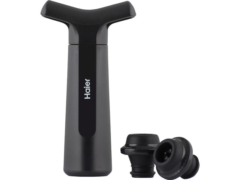 Haier Weinset HAWUKIT06 Schwarz Elektrisches Weinset mit USB