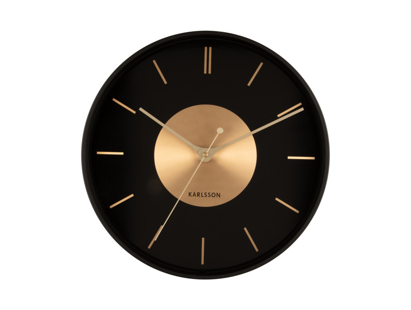 Wall Clock Gold Disc