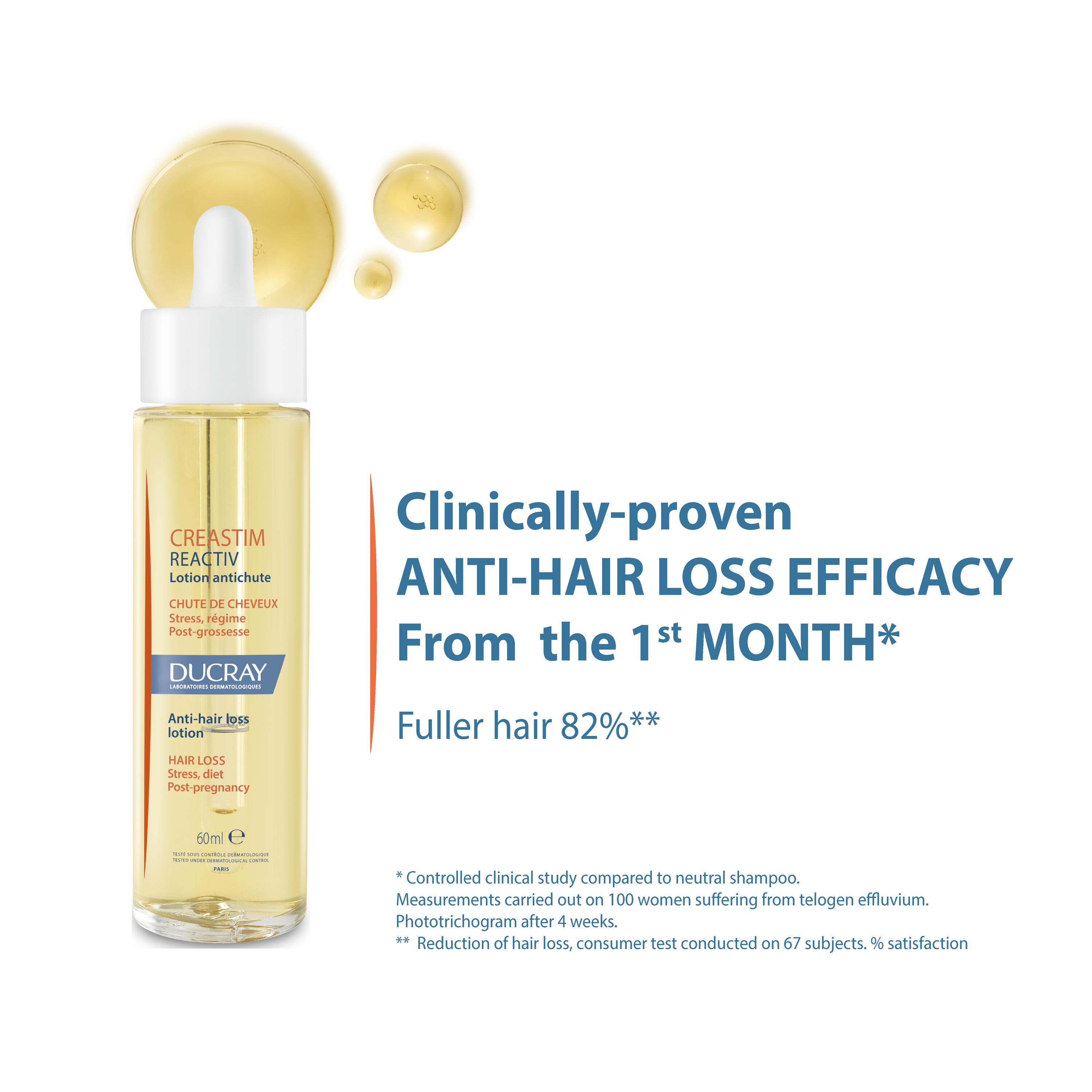 DUCRAY CREASTIM REACTIV Lotion bei Haarausfall<br>60 ml, Flasche, Lotion