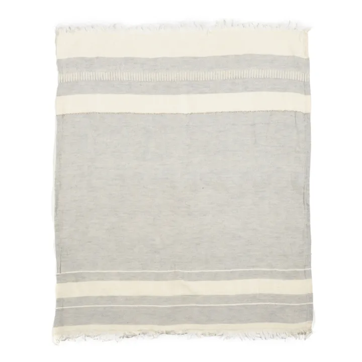 Libeco Drap de plage Belgian | Gris clair