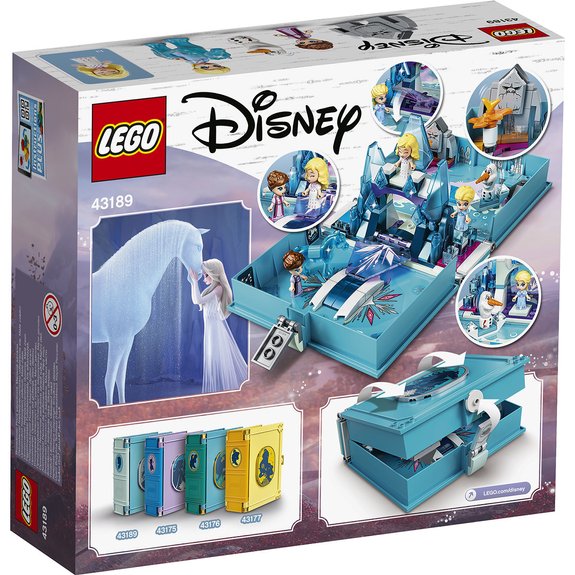 Les aventures d'Elsa et Nokk dans un livre La reine des neiges II Lego  43189