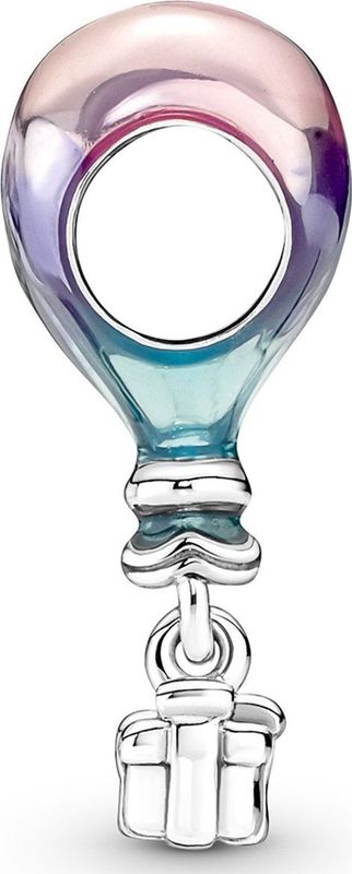 PANDORA Charm - Silber - Emaille - Geburtstag Heißluftballon