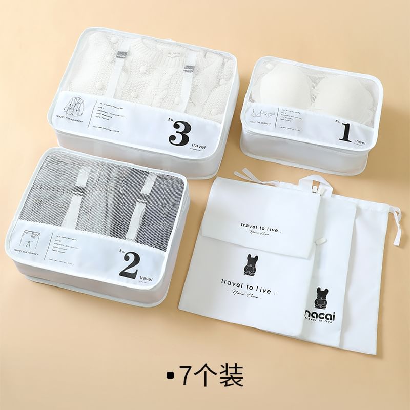 Connie Queenie - Print Travel Packing Cube kledingorganizer (verschillende ontwerpen) / set