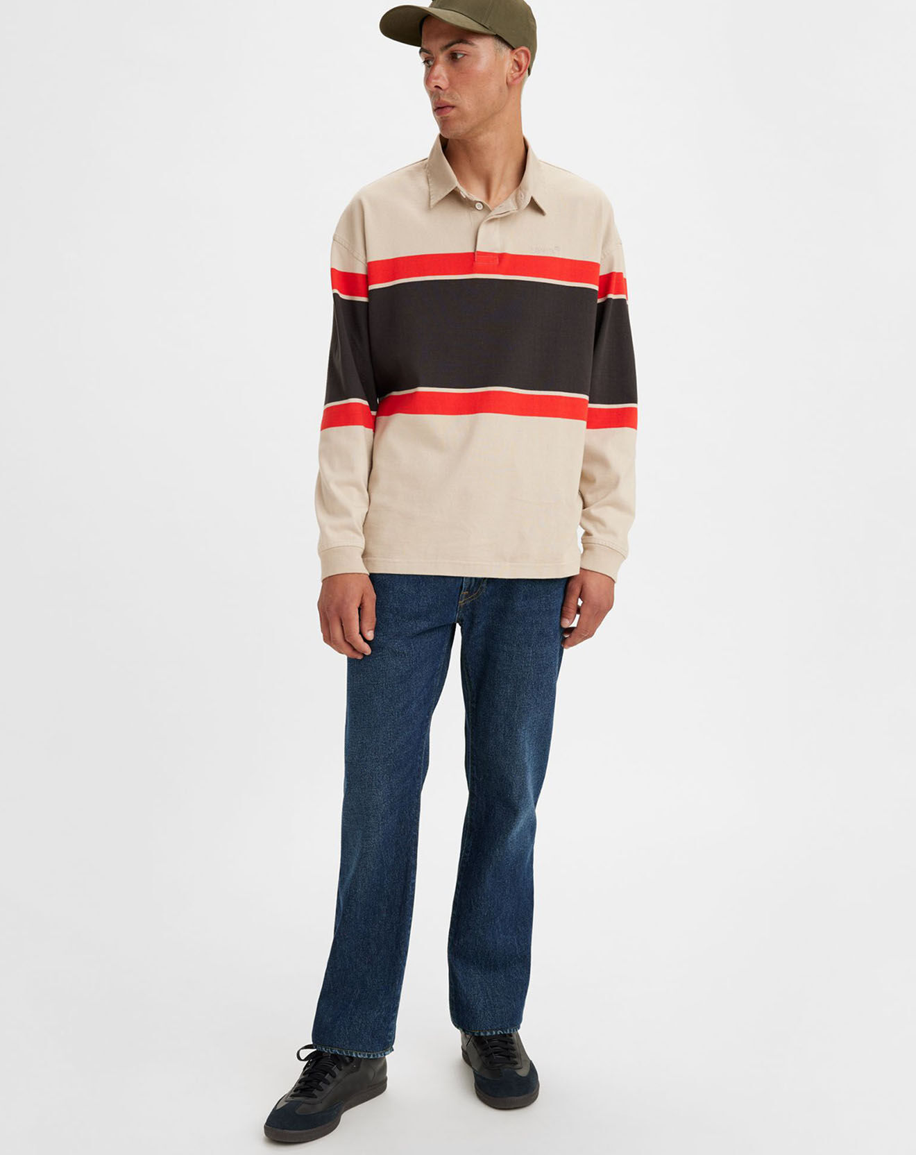 Levi's® Jean 551™ Z en Coton & Chanvre Authentic Straight bleu foncé