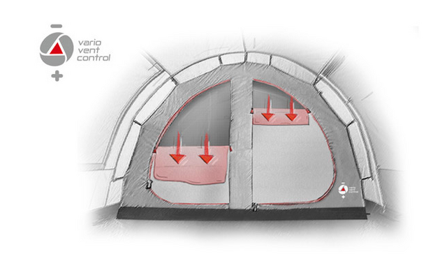 High Peak Ancona Tunnelzelt für 4/5 Personen
