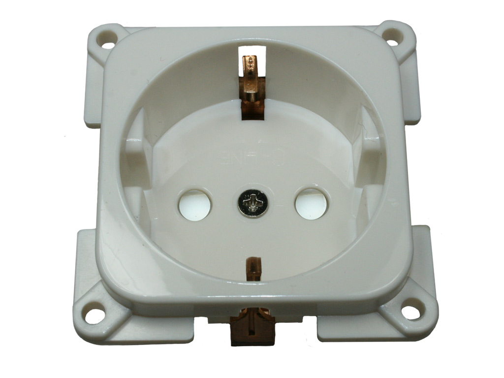 HABA C-line wandcontactdoos - white