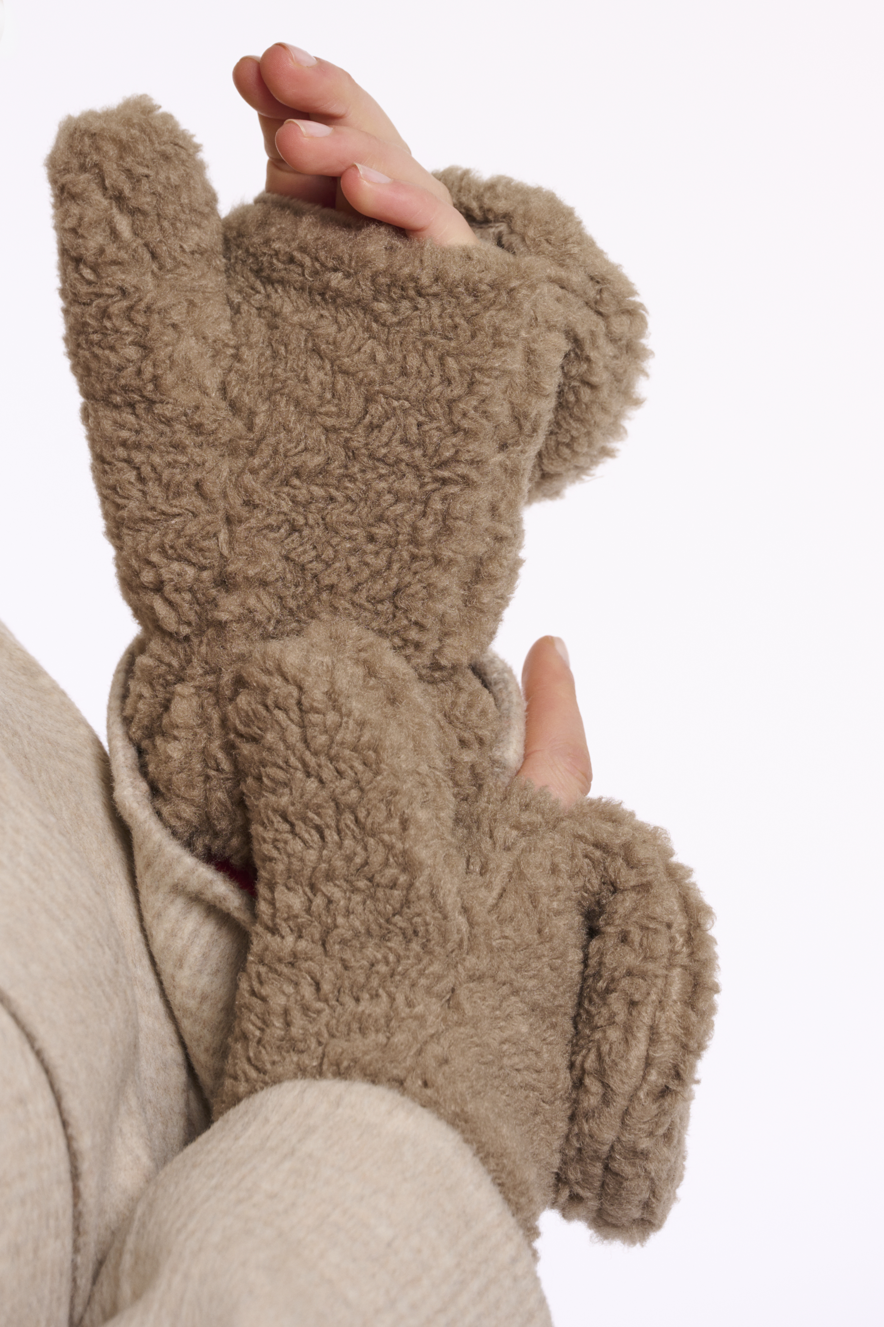 Rino & Pelle - Aleida Teddy Gloves - Toffee