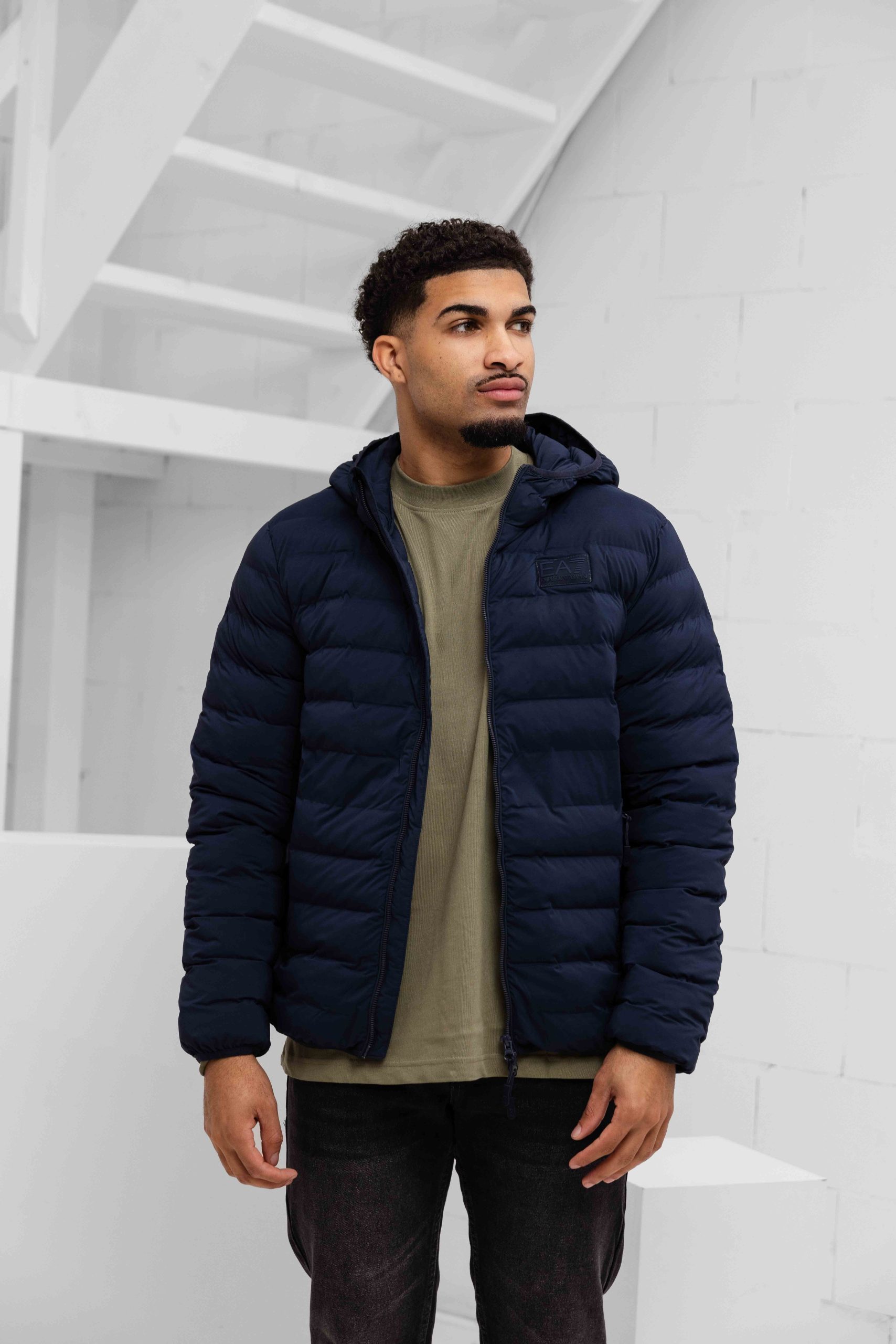 EA7 Emporio Armani 7M000686 Winterjas Heren Donkerblauw