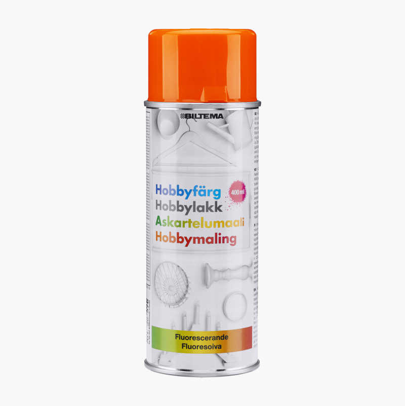 Spraymaling, fluorescerande, rød, 400 ml