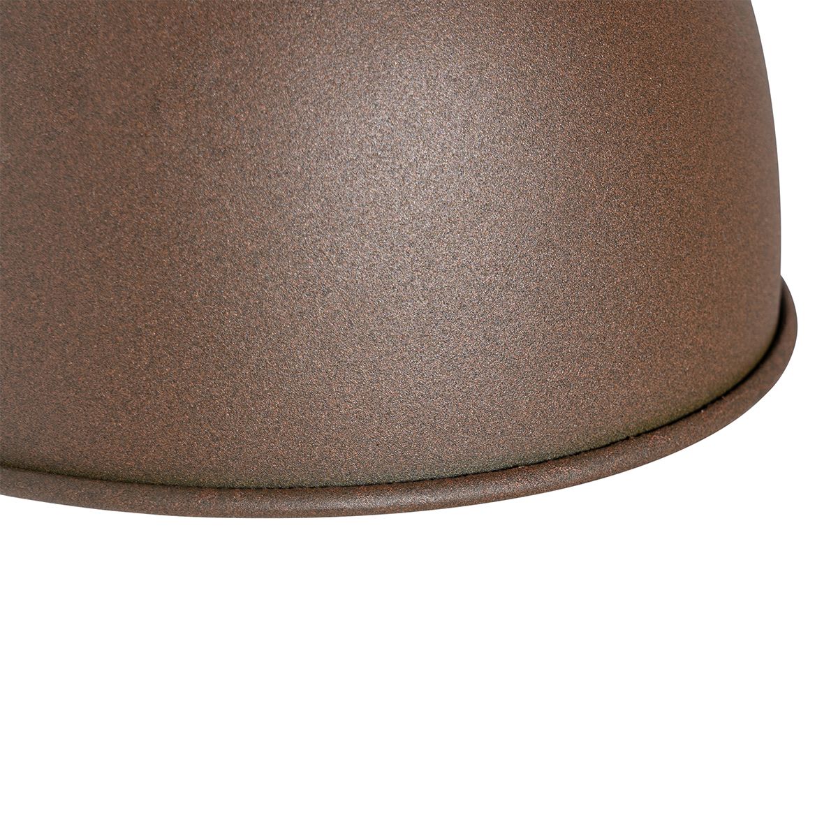 Industriële buitenwandlamp roestbruin rond IP44 - Natas