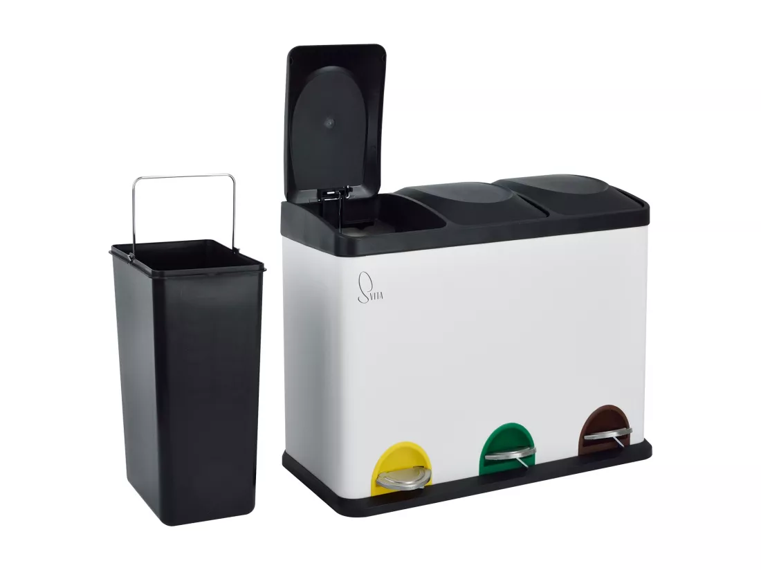 Poubelle de recyclage 45L