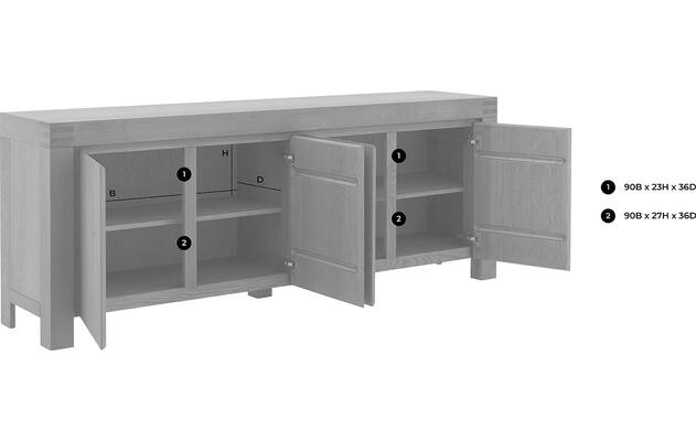 Dressoir Clear