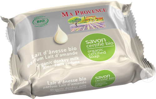Ma Provence Savon Bio Lait D'Ânesse Parfum Lait D'Amande 75g