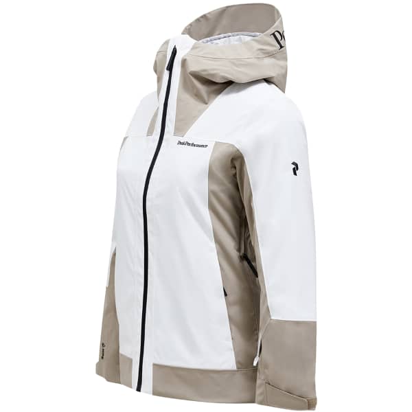 Veste de ski PEAK PERFORMANCE W RIDER TECH INSULATED JACKET OFFWHITE/AVID BEIGE