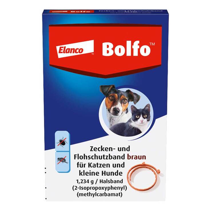 Bolfo Zecken- und Flohschutzband für Katzen und kleine Hunde, 1 St