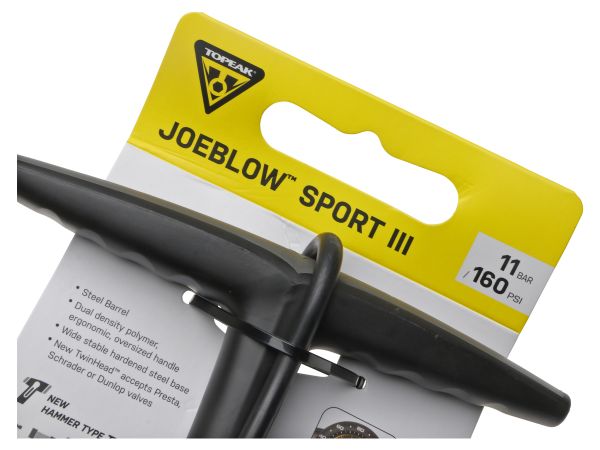 Topeak Joeblow Sport III Fodpumpe, 160 PSI