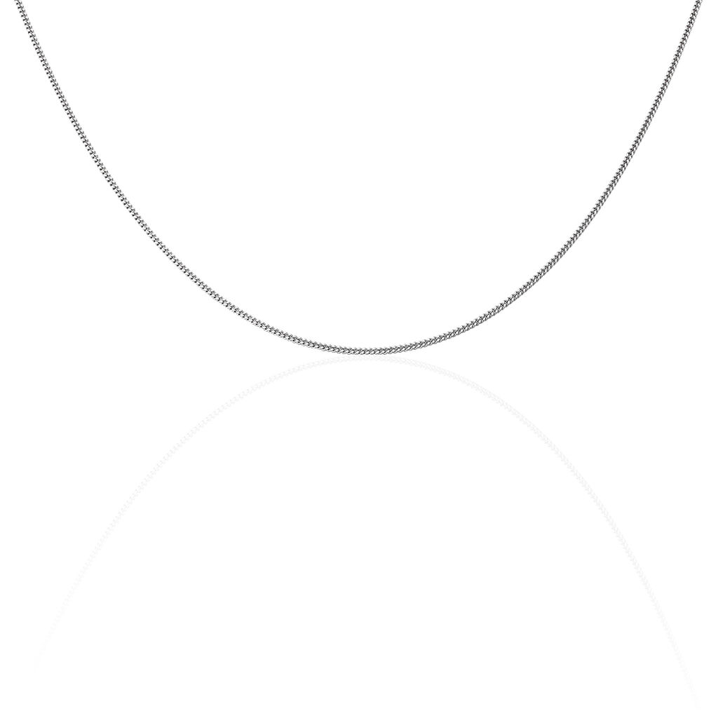 Chaîne Imad Maille Gourmette Or Blanc