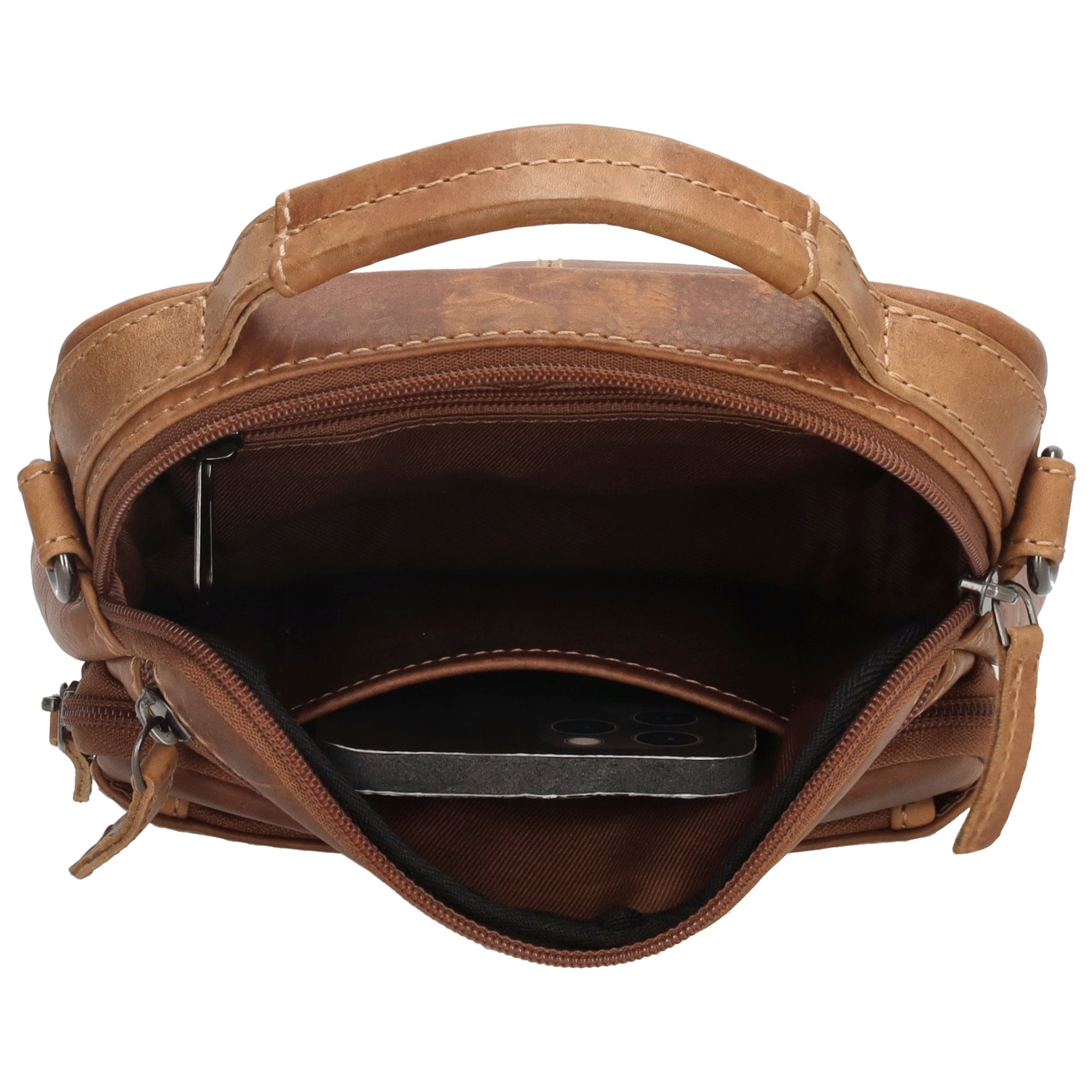 Hide & Stitches Japura Reportertas Cognac