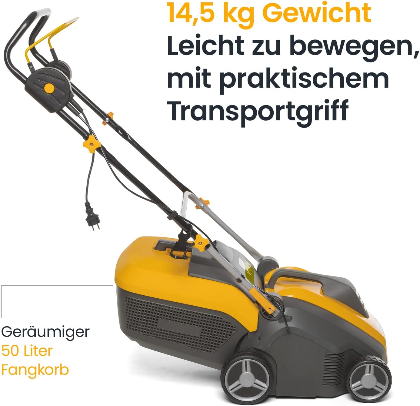 Stiga SV 415 E Rasenmäher/Rasenbelüfter, elektrische zu Fil Starter: ELECTRIQUE 1500 W, Schnittbreite 38 cm