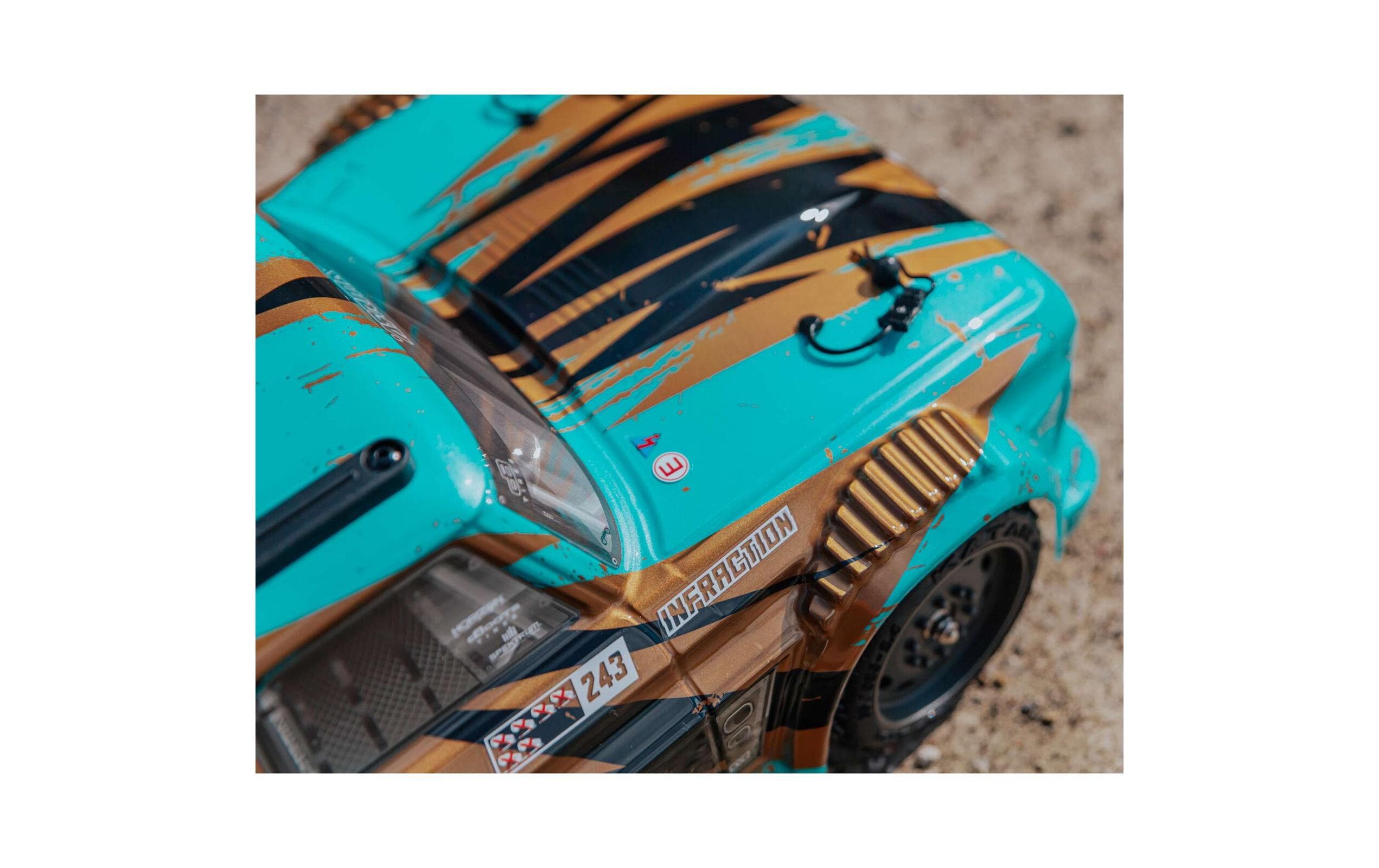 Infraction 4x4 Mega, Türkis/Bronze 1:8, RTR<br>Street Bash Resto-Mod Truck im Massstab 1:8