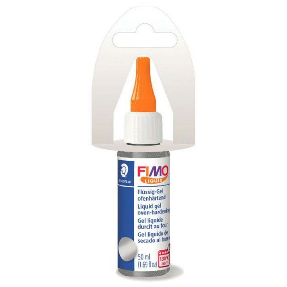 Gel pâte polymère liquide 50 ml argenté