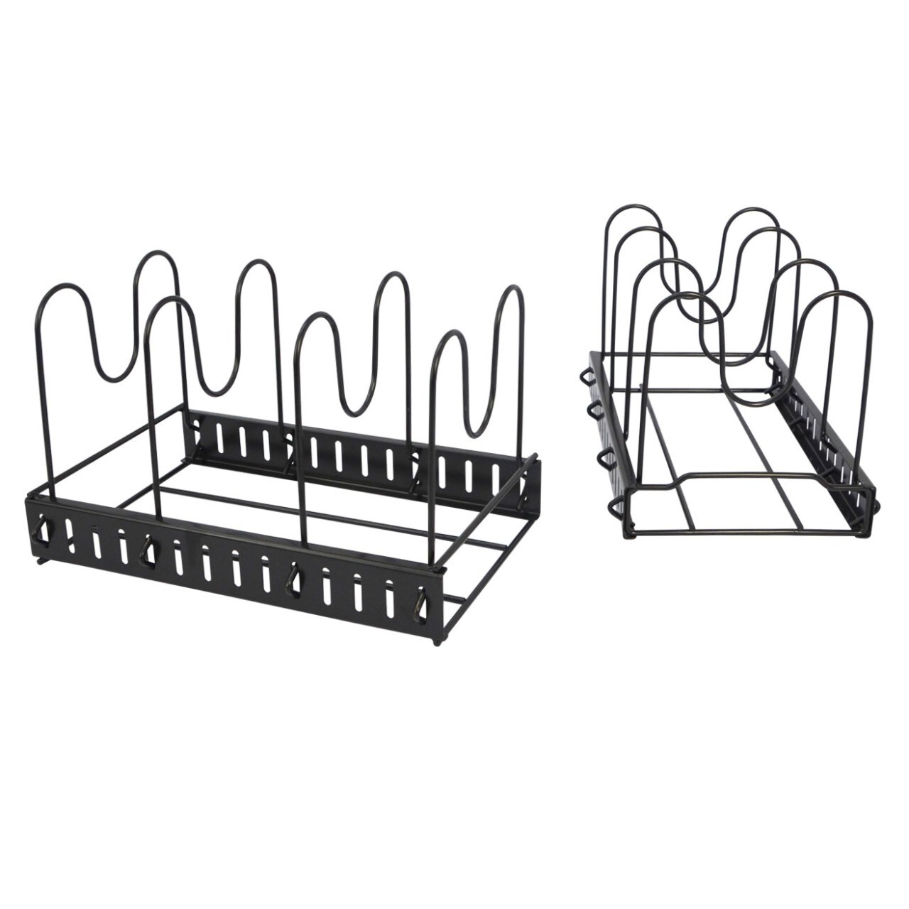 Teleskop Pfannen Organizer 30-57cm Topfdeckel Aufbewahrung XL Topf Regal