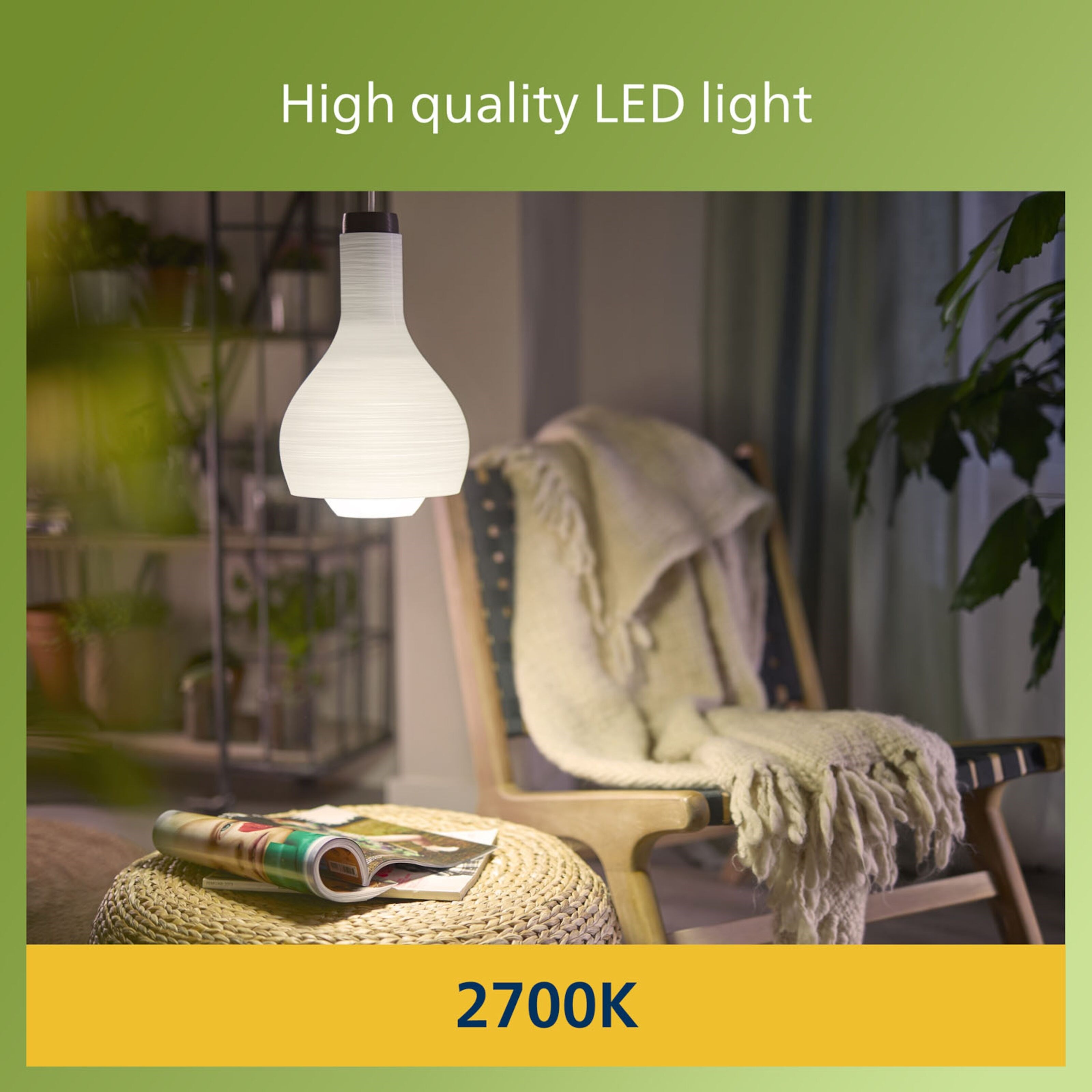 Philips Ultra Efficient E27 LED-pære 840 lm