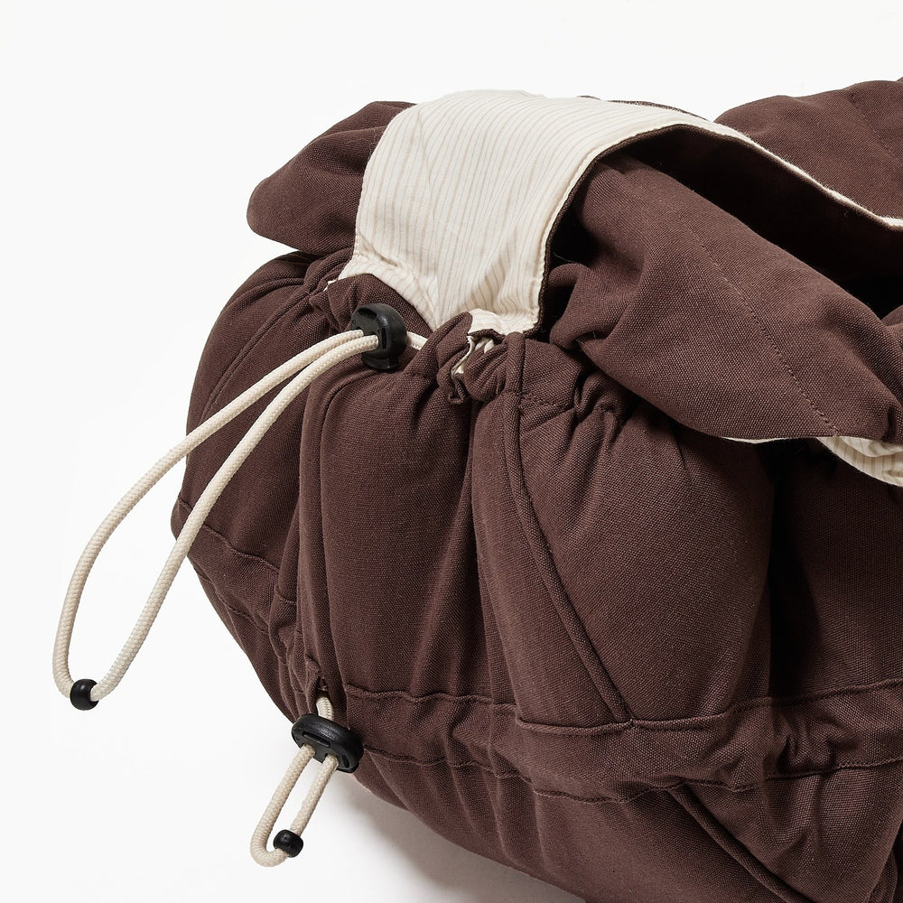 Køb COPENHAGEN COLORS Brown With Cream Solid Stripe Organic Multifunctional Babylift Vol. 2