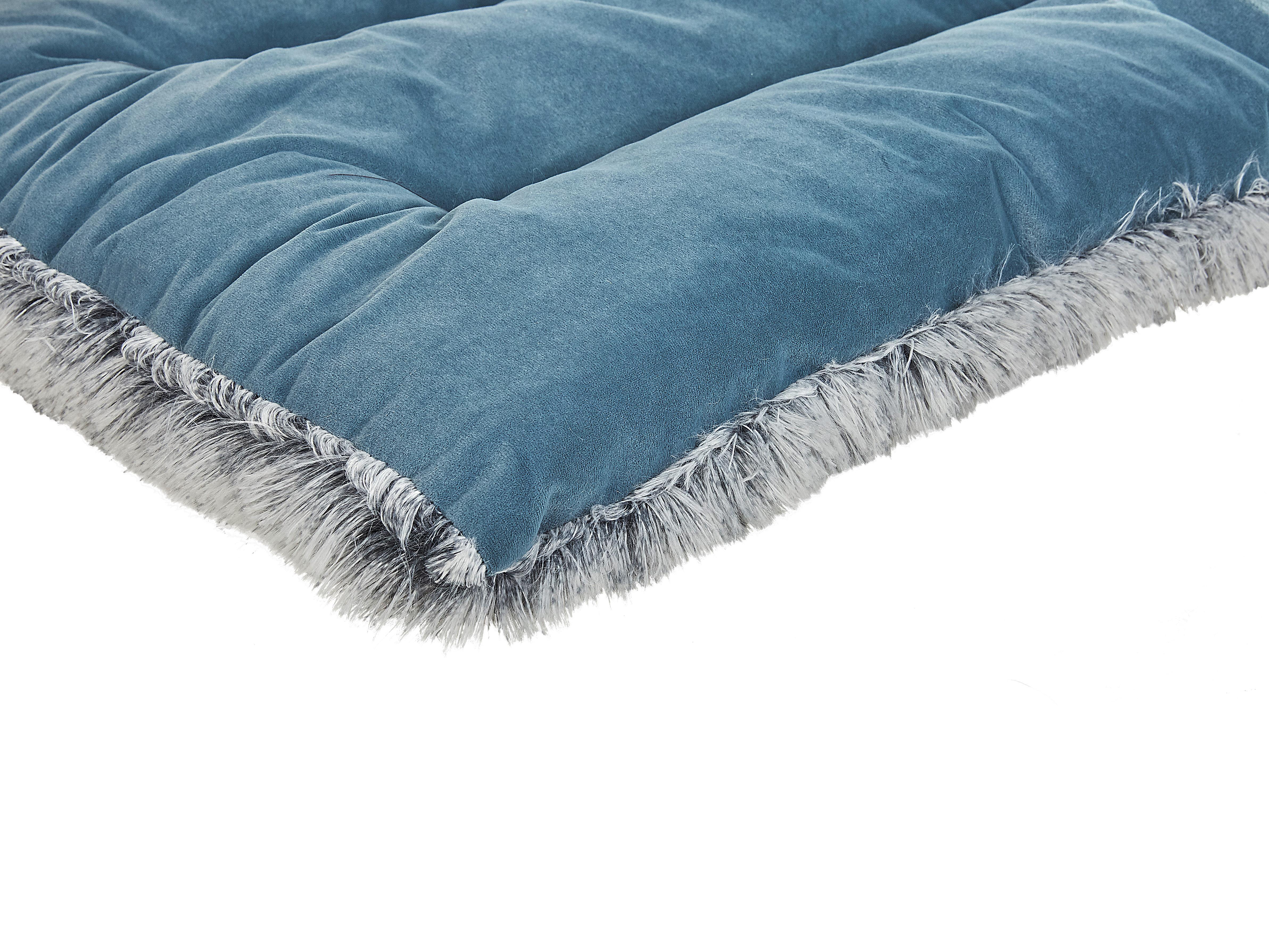 Huisdierkussen ERGANI Fluweel Blauw