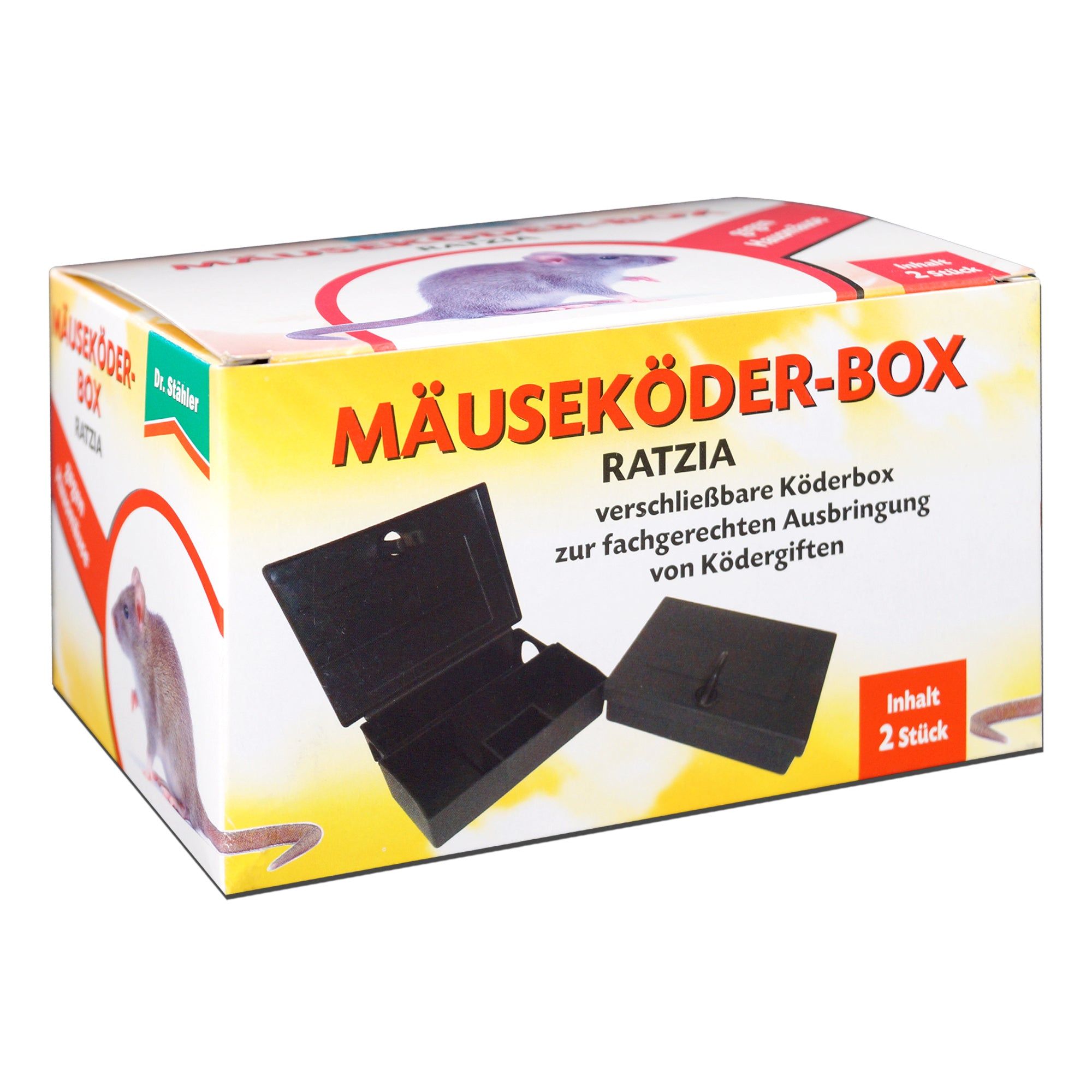 SILBERKRAFT Ratzia Mäuseköder-Box