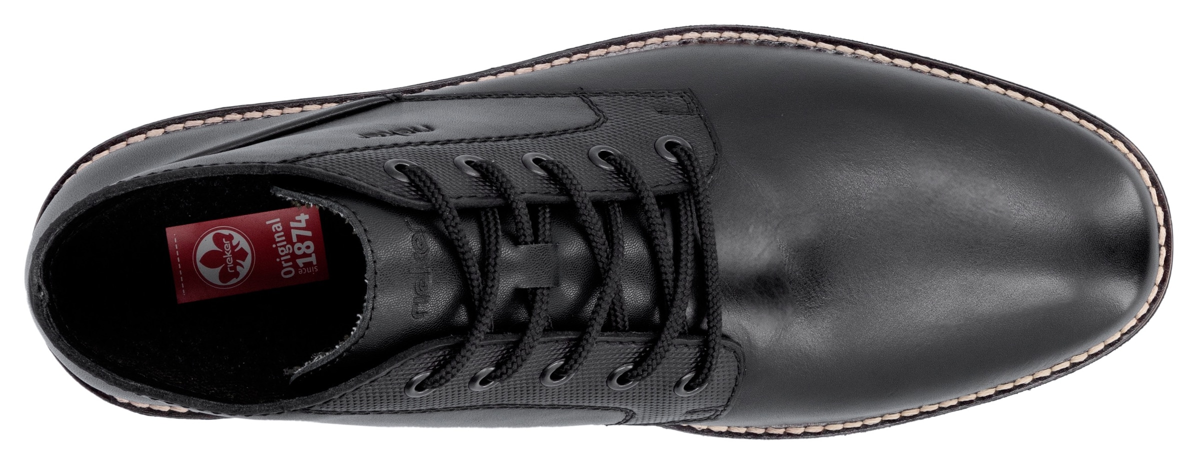 Rieker Schnürstiefelette  , Schnürboots, Business-Schnürer, Stiefelette mit weicher Decksohle