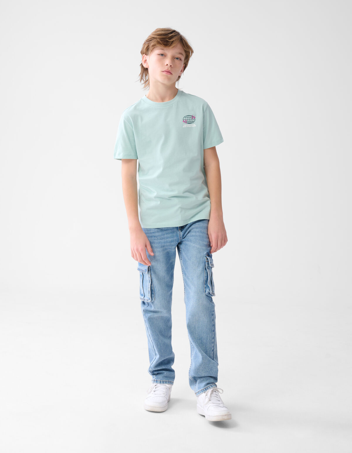 Cargo Jeans Mediumstone
