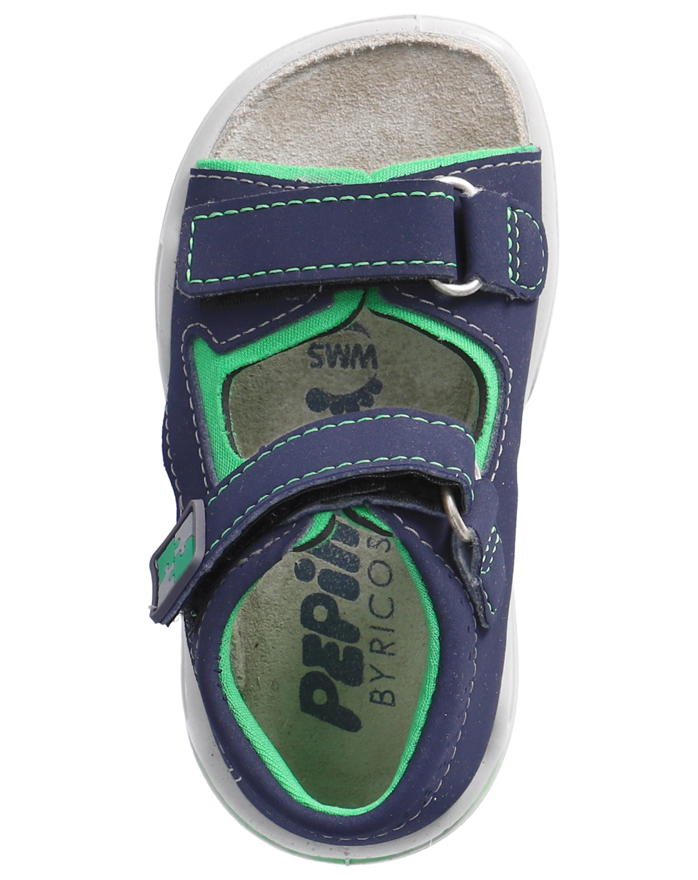 Klett-Sandalen MANTO in nautic/neongrün