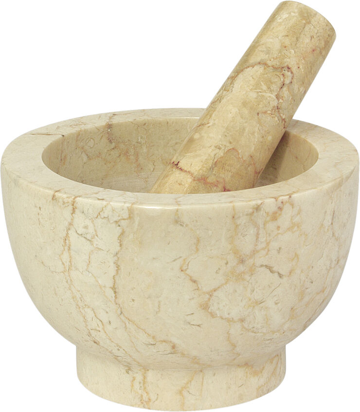 CILIO Morter JUPITER marmor beige Ø13cm Beige