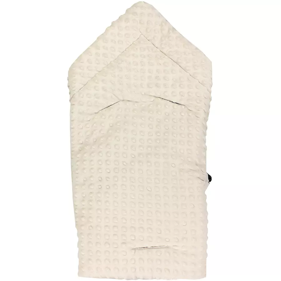 TupTam Baby Winter Einschlagdecke für Babyschale Wattiert beige