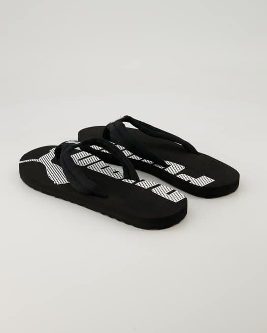 Puma Epic Flip v2 Jr. Pantoletten in Schwarz