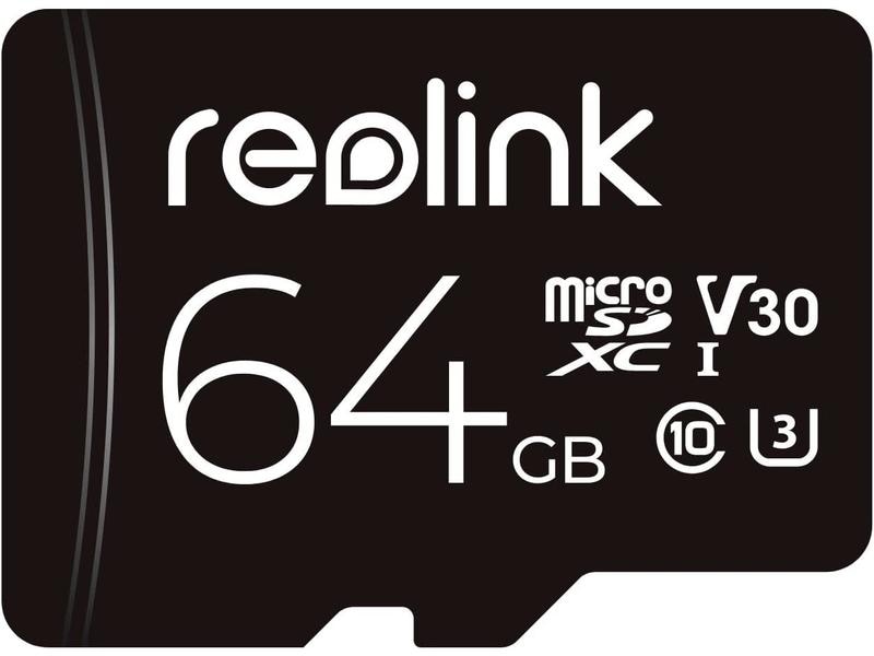 Reolink Zubehör Speicherkarte RL-MicroSD-64GB, 64 GB 1 Stüc Micro-SD Card 64 GB für alle Reolink Kameras