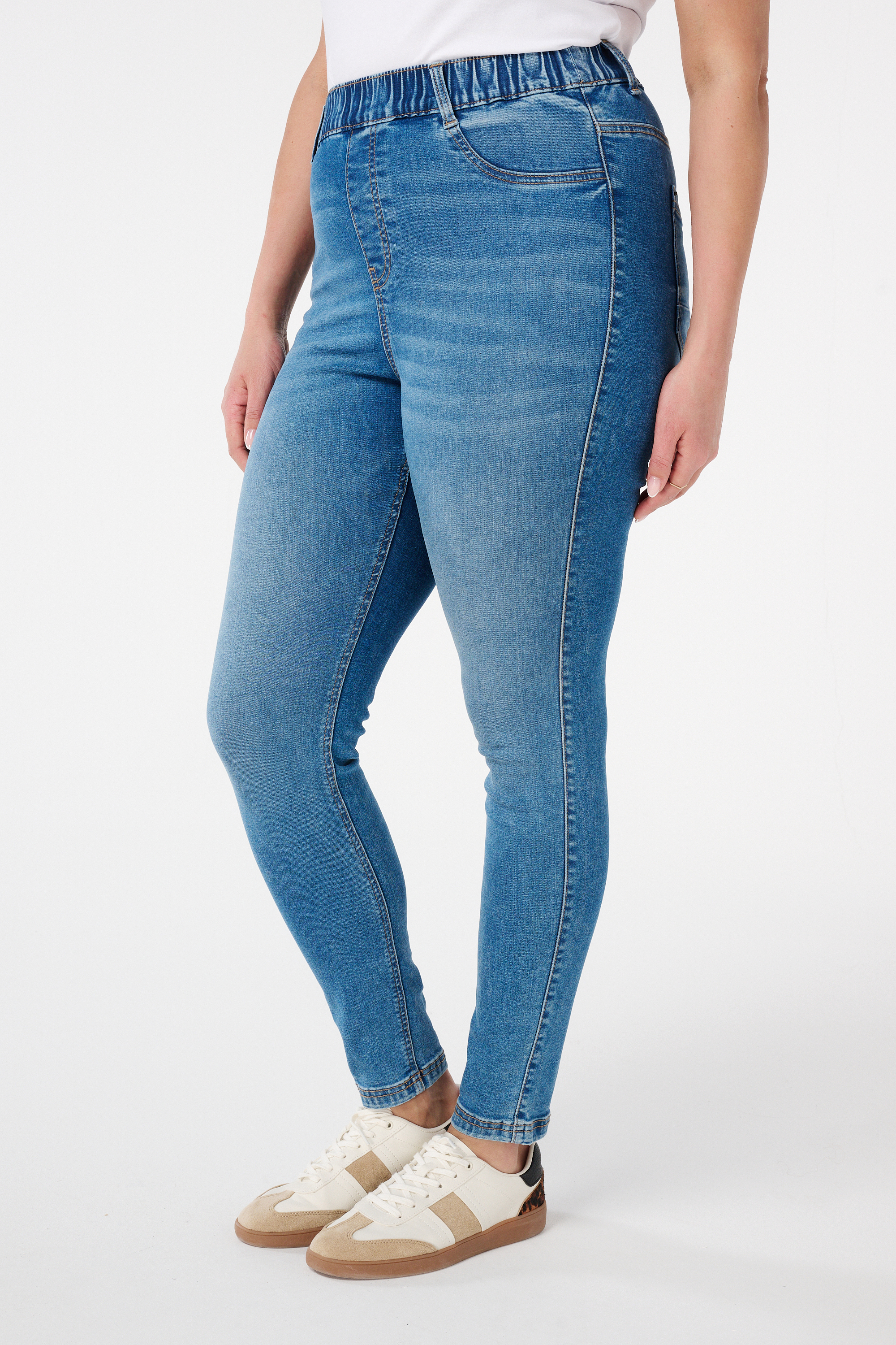 Skinny leg tregging 30 Stonewash Denim
