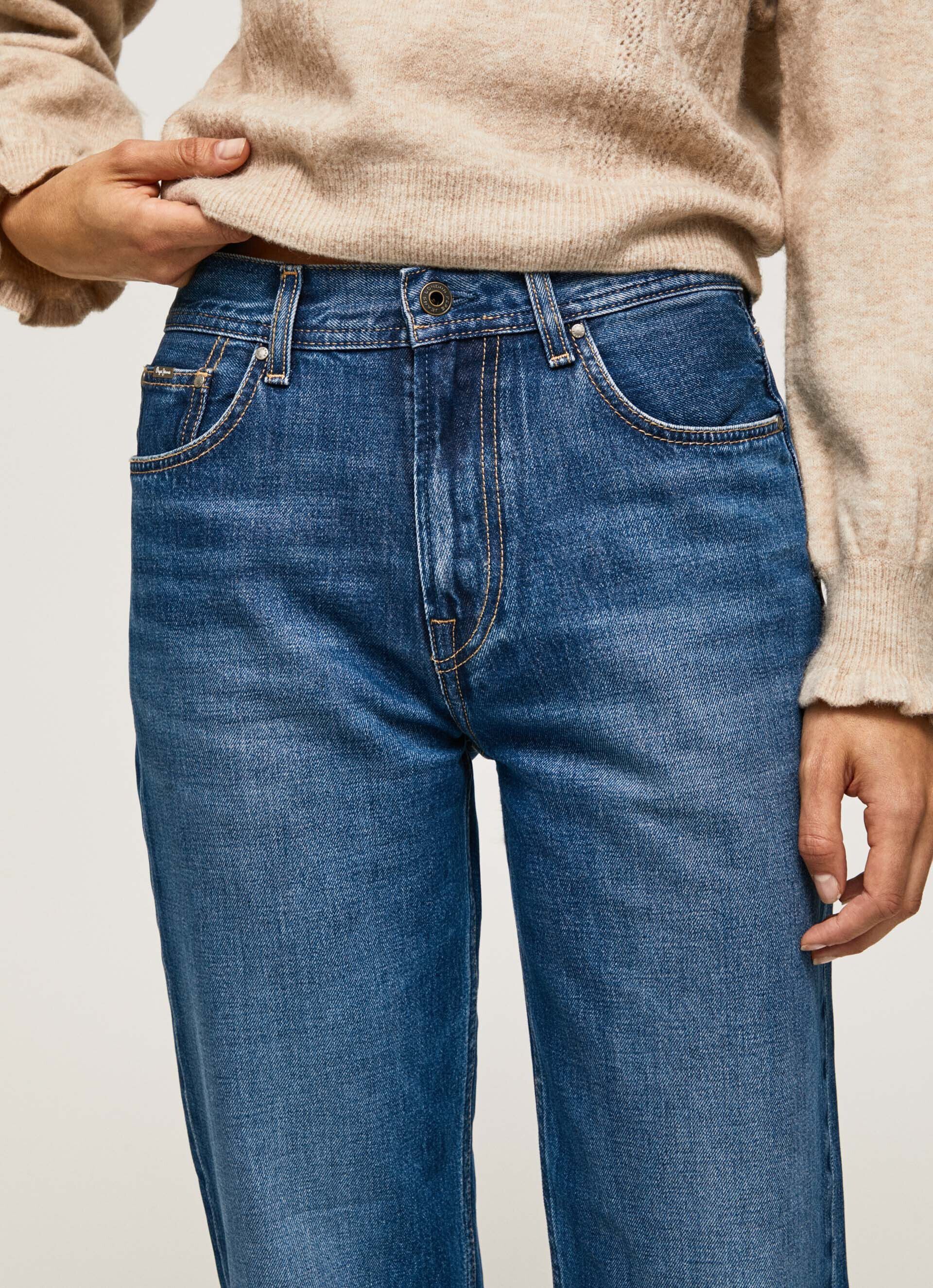 JEAN DOVER FIT RELAXED TIRO ALTO - jeans