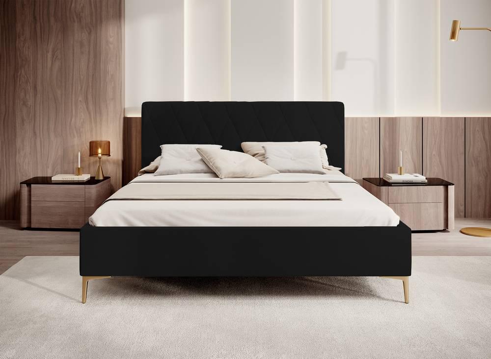 NADUVI Collection Ticaro Bedframe - 160 x 200 cm - Zwart