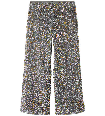 Name It Hosen - NkfRunica - Granit Grey/Gold Ente White