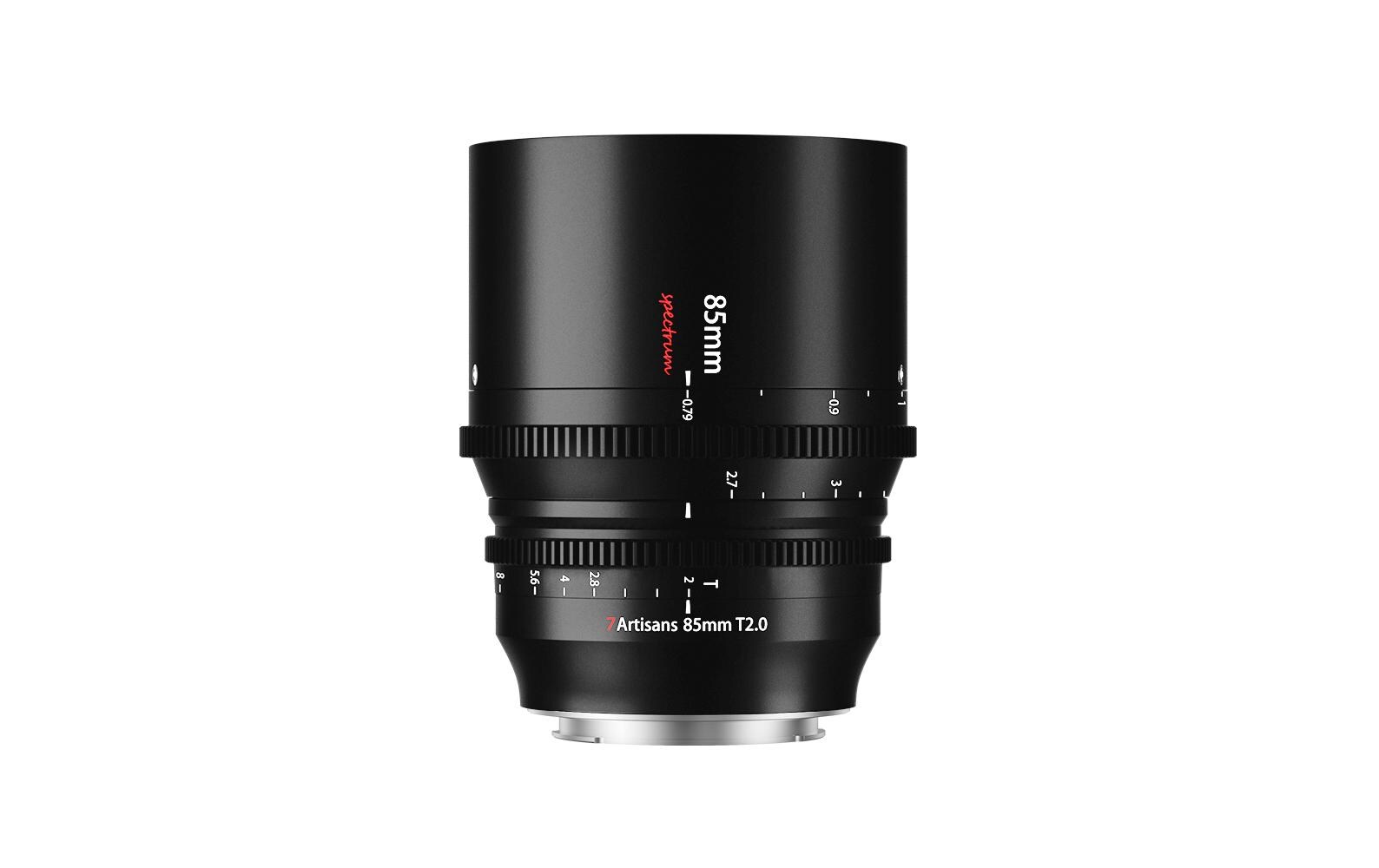 Festbrennweite 85mm T2.0 – Sony E-Mount<br>Vollformat Filmobjektiv für spiegellose Kameras