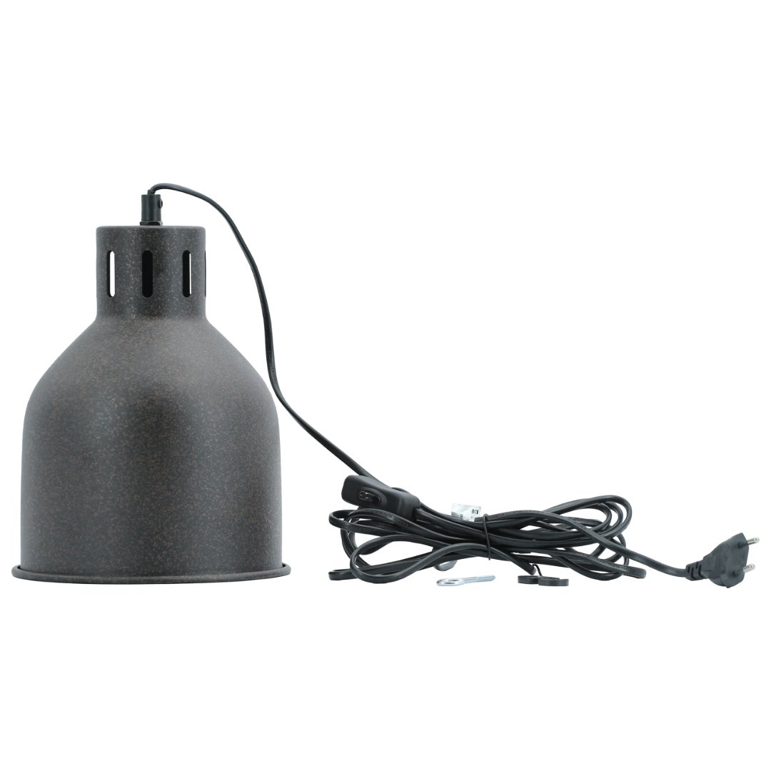 Venso EcoSolutions E27 SAGA lampenkap roestkleurig, LED plantenlamp E27 plantenlamp, LED kweeklamp, groentezaailinglamp, plantenlamp, bruine lampenkap