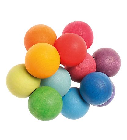 Grimms Holzspielzeug - Kugelrassel - Bunt