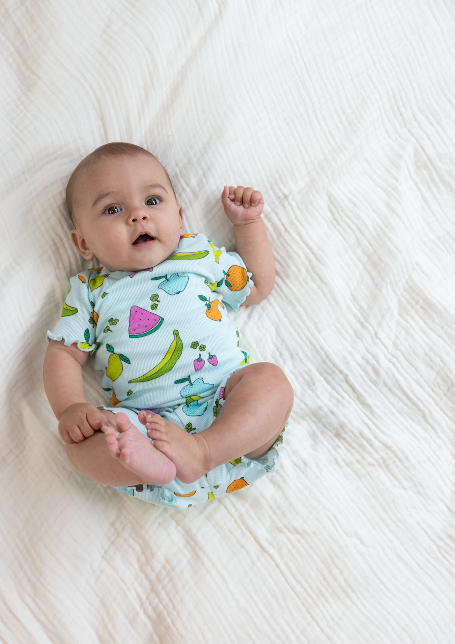 Feetje Feetje shortama Femmy Fruit - Premium Summerwear mint