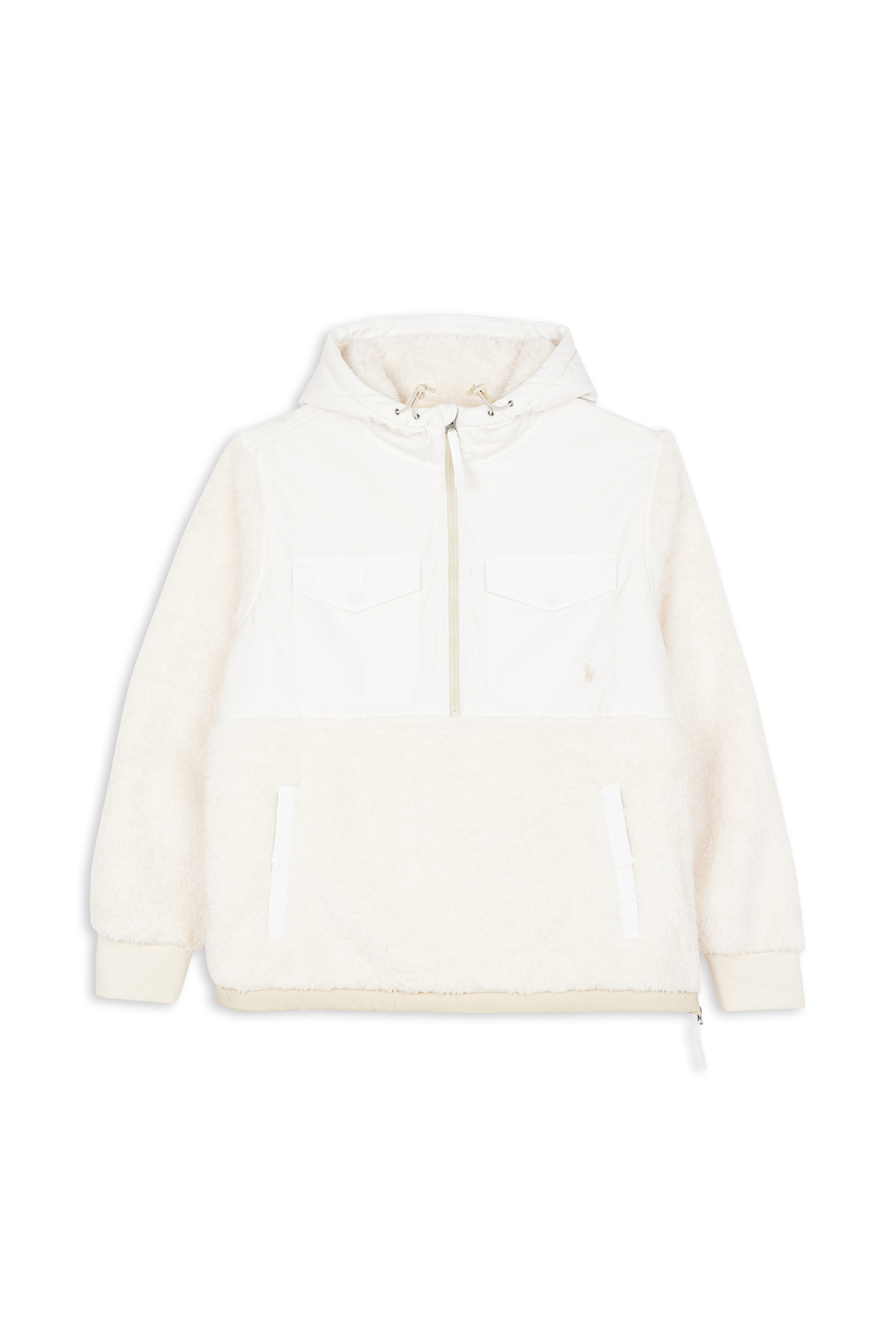 POLO RALPH LAUREN Veste CURLY HI-PILE/NYLON-LSL-PLO Beige