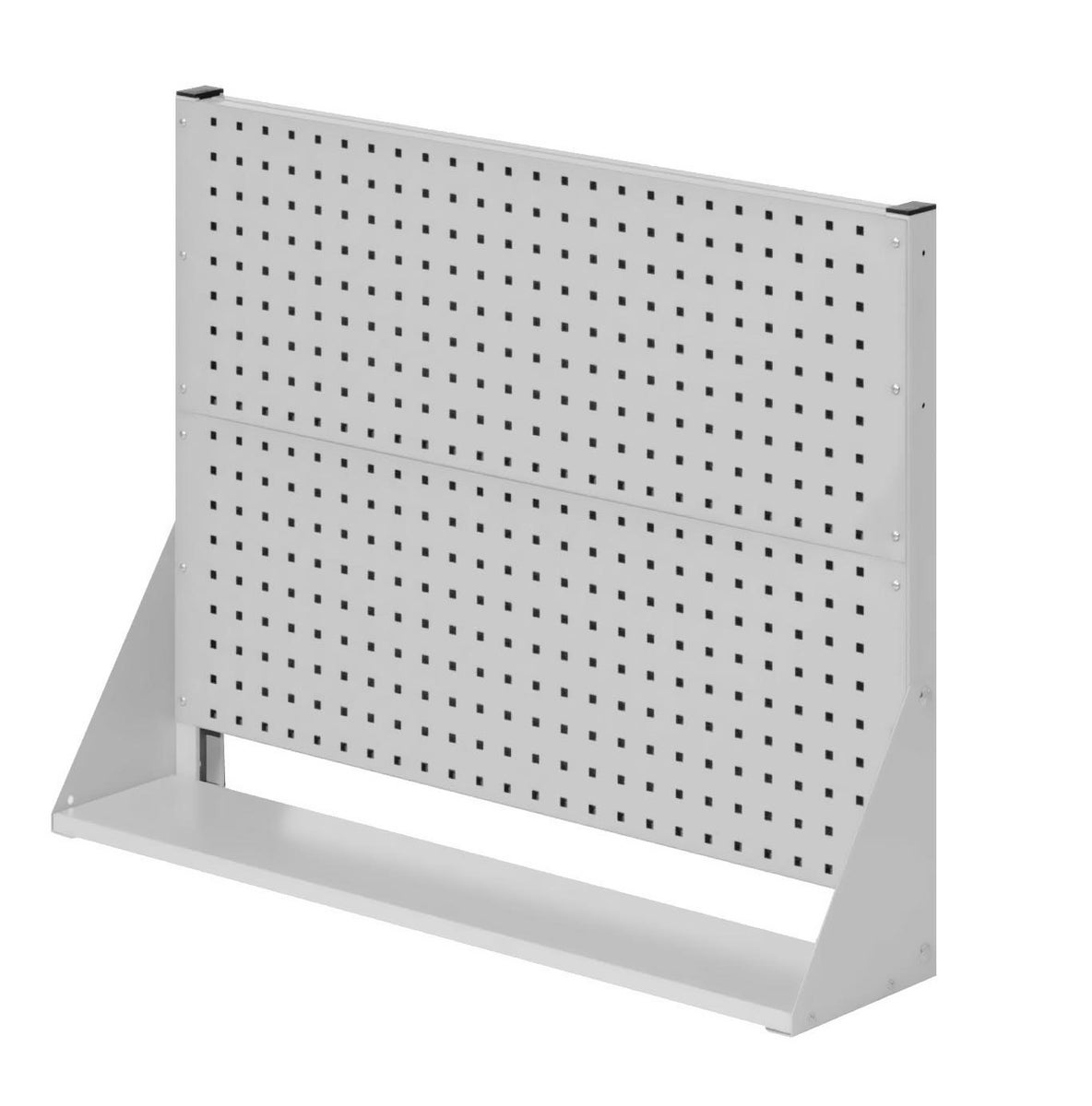 Kappes® RasterPlan scheidingswanden, enkelzijdig, maat #2 - 2x geperforeerd paneel, lichtgrijs RAL 7035