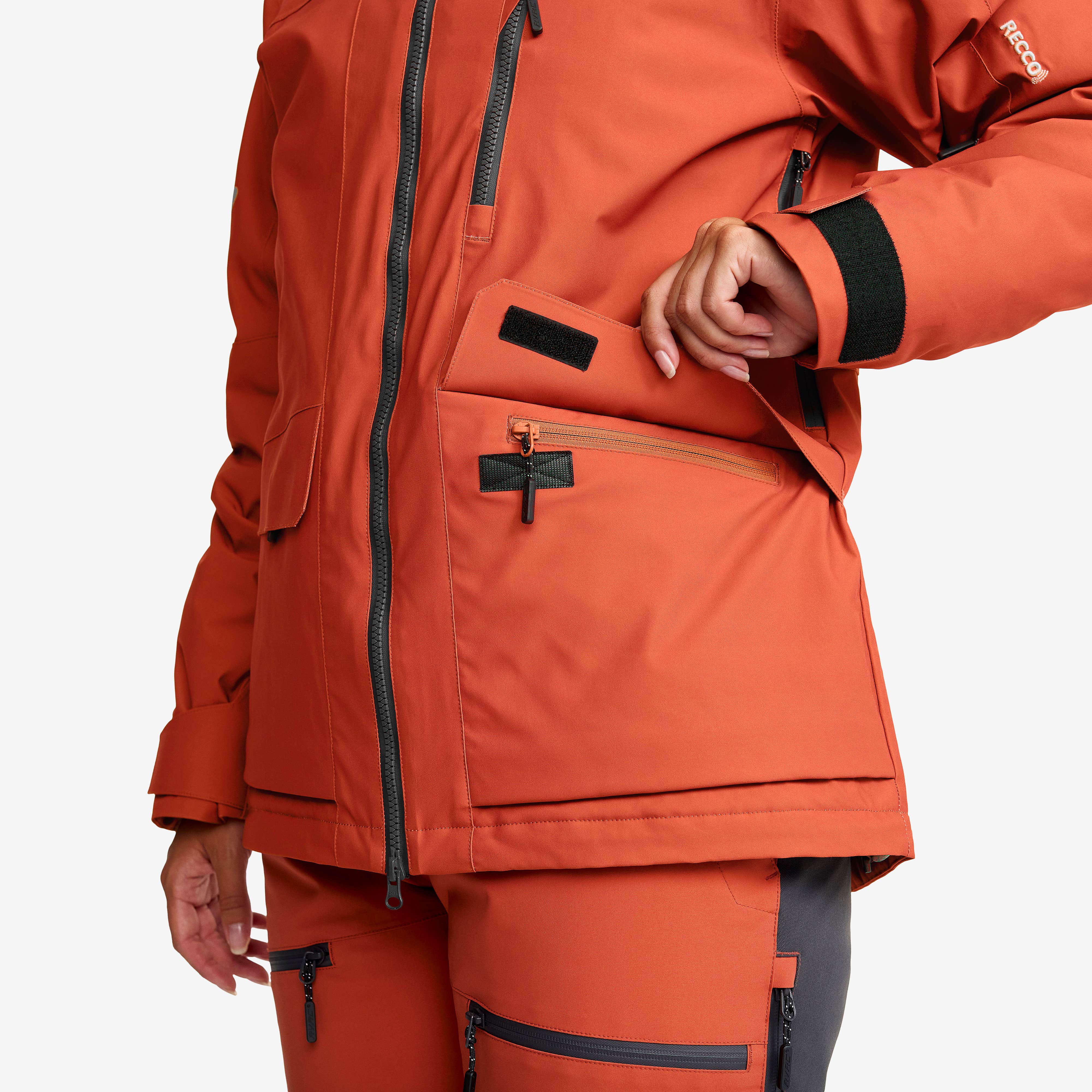 Halo 2L Insulated Ski Jacket Dame Bruschetta