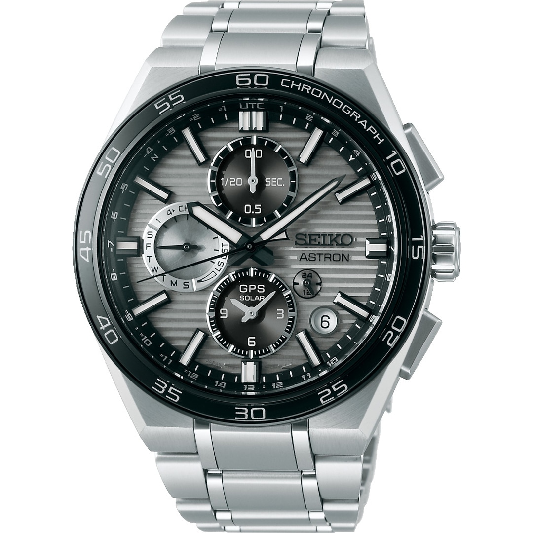Seiko Astron 5X GPS Solar Dual Time Chronograph 44