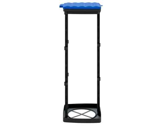 VIDAXL - Porte-sacs poubelles 2 pcs noir et bleu 120 l pp